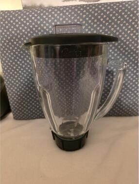Oster 12 Speed Blender 6 Cup Glass Jar All Metal Drive Gray Black